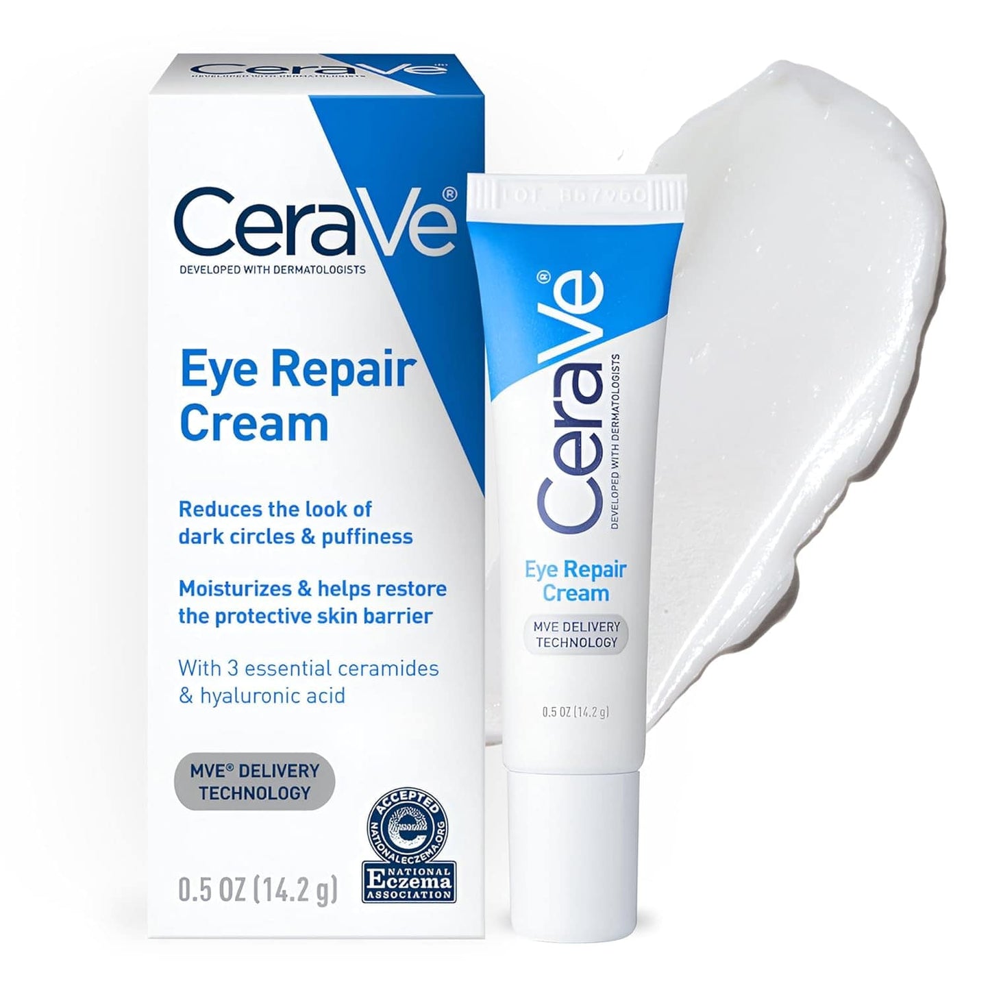 CeraVe Eye Repair Cream visibly reduces the look of dark circles and puffiness